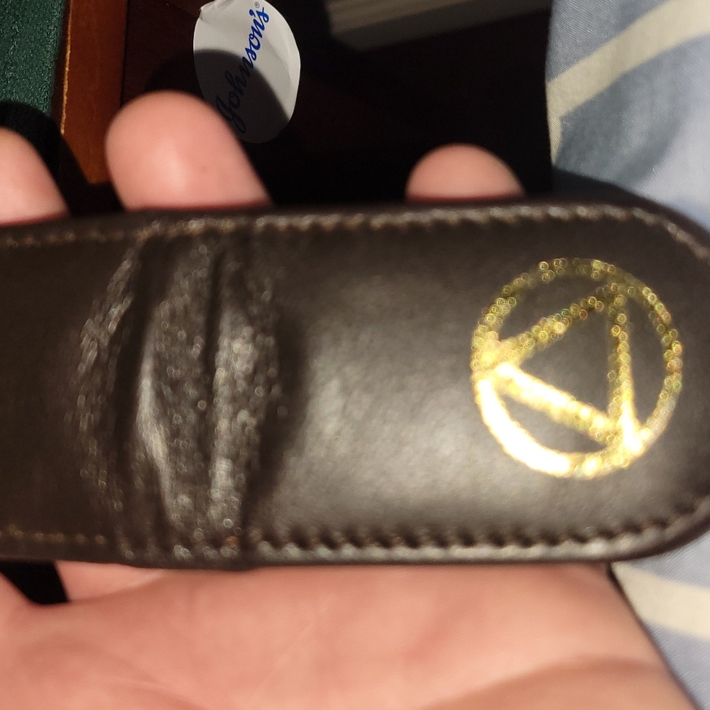 Brown Leather Men's Accessory